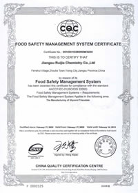 HACCP-EC-01 Certificate